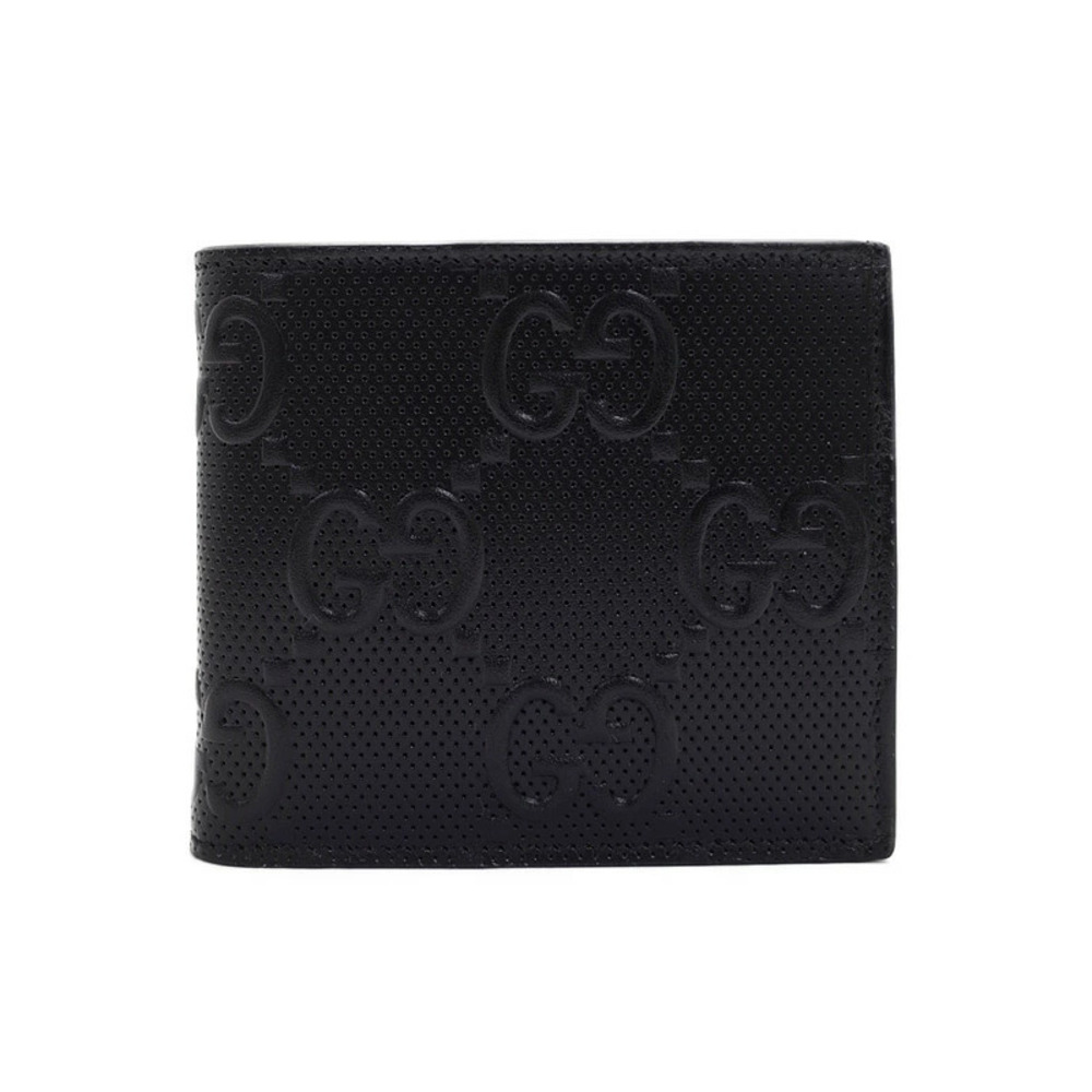 Gucci GG Embossed Coin Wallet Bi fold Short